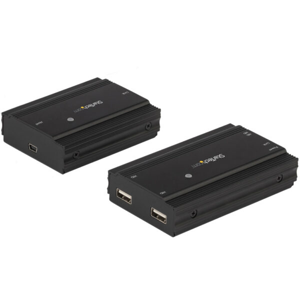StarTech.com 4-Port USB 2.0 Extender Hub over Single CAT5e/CAT6 Ethernet Kabel (RJ45) - 100m - USB Extender Hub Adapter Kit - Me - Afbeelding 3