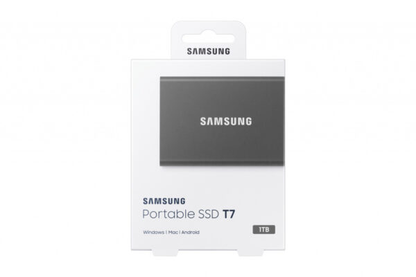 Samsung Portable SSD T7 1 TB USB Type-C 3.2 Gen 2 (3.1 Gen 2) Grijs - Afbeelding 8