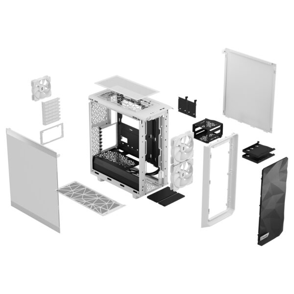 Fractal Design Meshify 2 Compact Lite Wit - Afbeelding 4