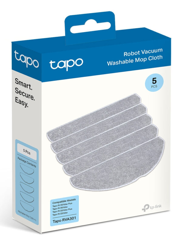TP-Link Tapo RVA301 Dweilpad Robotstofzuiger - Afbeelding 2