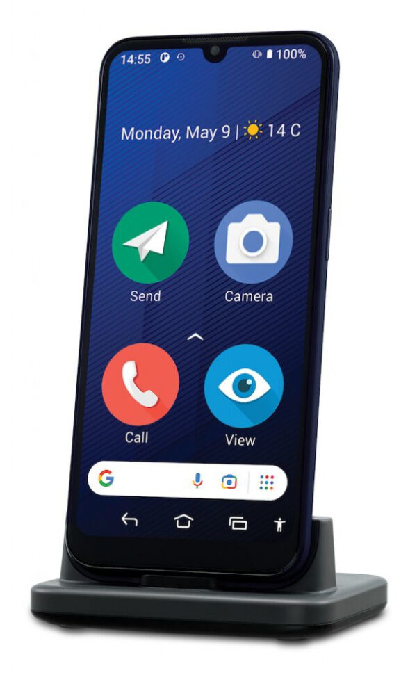 Doro 8200 15,5 cm (6.1") Android 12 4G USB Type-C 4 GB 64 GB 3000 mAh Zwart - Afbeelding 3