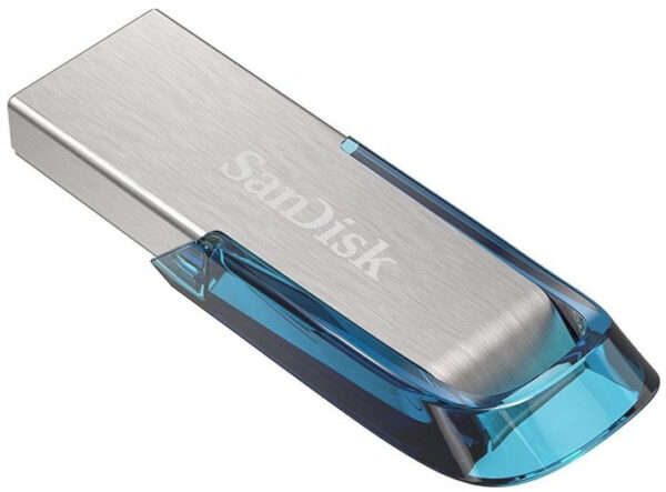 SanDisk Ultra Flair USB flash drive 32 GB USB Type-A 3.2 Gen 1 (3.1 Gen 1) Blauw, Zilver - Afbeelding 2