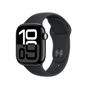 Apple Watch Series 10 OLED 42 mm Digitaal 374 x 446 Pixels Touchscreen 4G Zwart Wifi GPS