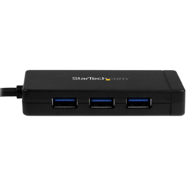 StarTech.com 3 poorts USB C naar USB-A hub met Gigabit Ethernet - USB-C naar 3x USB-A - USB 3.0 (5Gbps) - Inclusief voedingsadap - Afbeelding 3