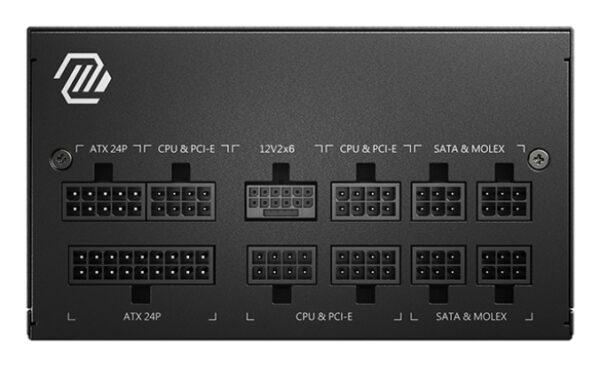MSI MAG A850GL PCIE5 II power supply unit 850 W 20+4 pin ATX ATX Zwart - Afbeelding 3