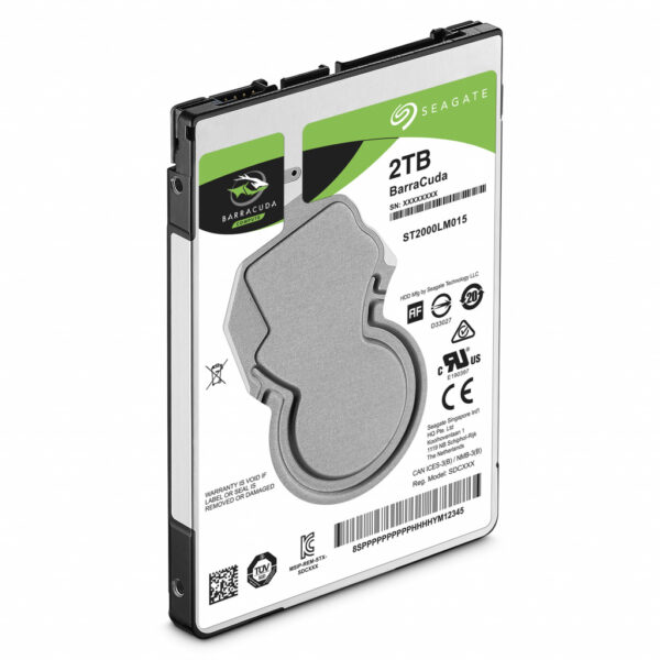 Seagate Barracuda 2.5" interne harde schijf 2 TB 5400 RPM 128 MB 2.5" SATA III - Afbeelding 4