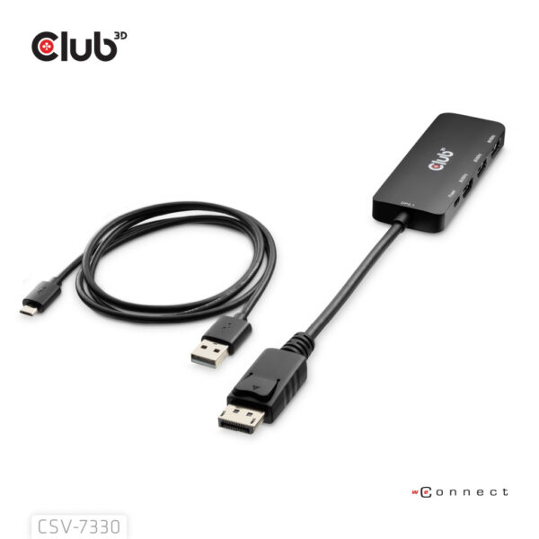 CLUB3D CSV-7330 interface hub DisplayPort - Afbeelding 3