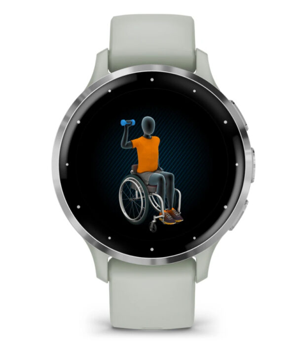 Garmin Venu 3S 3,05 cm (1.2") AMOLED 41 mm Digitaal 390 x 390 Pixels Touchscreen Grijs, Zilver Wifi GPS - Afbeelding 6