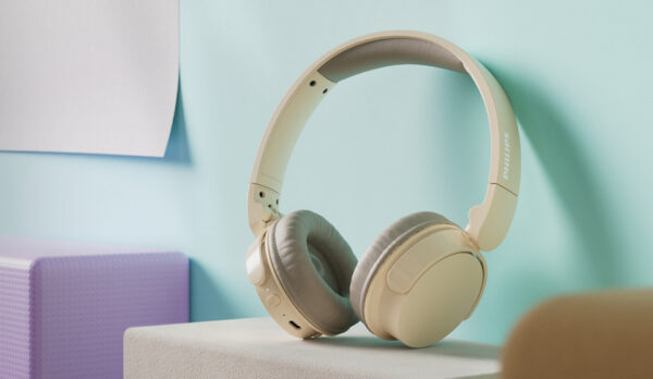 Philips TAH3209BG/00 hoofdtelefoon/headset Draadloos Hoofdband Oproepen/muziek Bluetooth Beige - Afbeelding 3