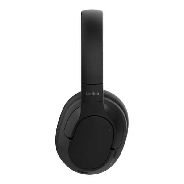 Belkin AUD008HQBK hoofdtelefoon/headset Hoofdtelefoons Draadloos Hoofdband Oproepen/muziek USB Type-C Bluetooth Zwart - Afbeelding 2