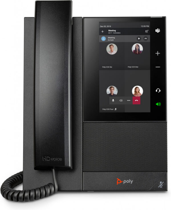 HP Poly CCX 505 Business Media Phone for Microsoft Teams and PoE-enabled IP telefoon - Afbeelding 5
