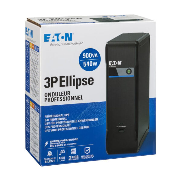 Eaton 3P900UI UPS Stand-by (Offline) 0,9 kVA 540 W 4 AC-uitgang(en) - Afbeelding 8