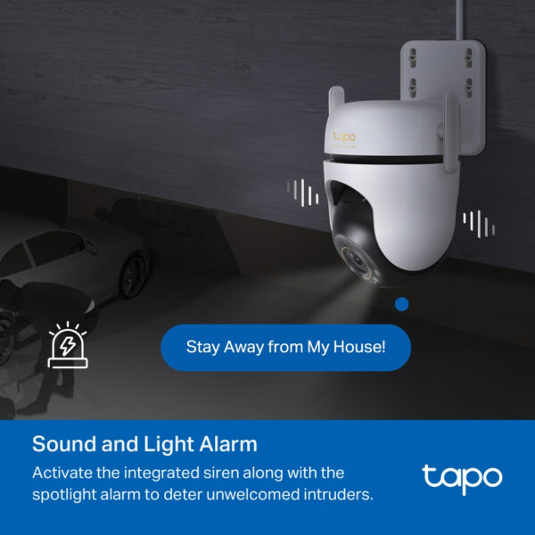 TP-Link TAPO C530WS bewakingscamera Torentje IP-beveiligingscamera Buiten 2880 x 1620 Pixels Muur - Afbeelding 14