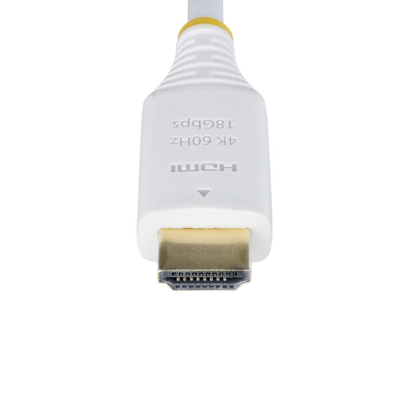 StarTech.com HDMI2-CABLE-4K60-6FW HDMI kabel 1,8 m HDMI Type A (Standaard) Wit - Afbeelding 5