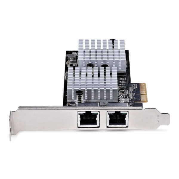 StarTech.com 2-Port 10GbE PCIe Netwerk Adapter Kaart, Netwerk Kaart voor PC/Desktop/Server, Zes Snelheden, PCIe Gigabit Ethernet - Afbeelding 3