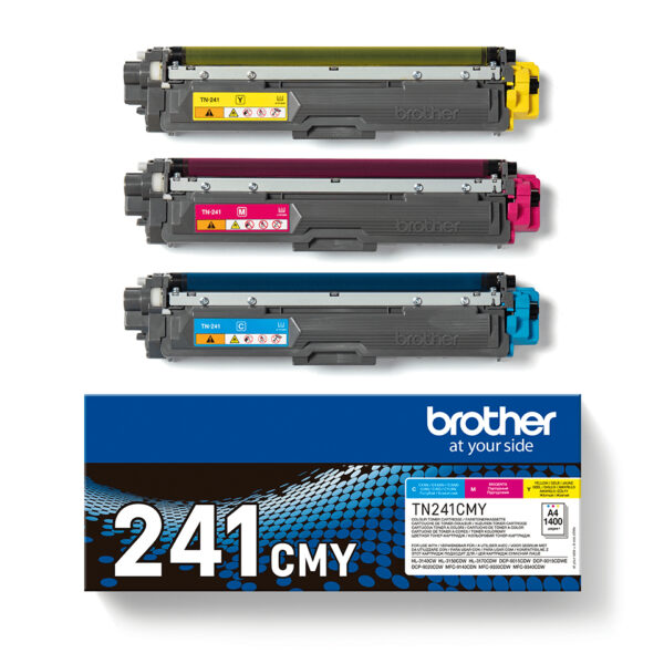 Brother TN-241CMY tonercartridge 3 stuk(s) Origineel Cyaan, Magenta, Geel - Afbeelding 3
