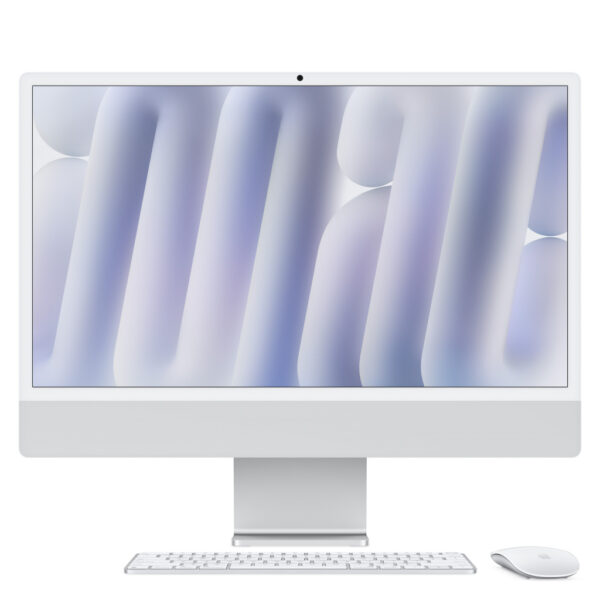 Apple iMac Apple M M4 59,7 cm (23.5") 4480 x 2520 Pixels Alles-in-één-pc 16 GB 256 GB SSD macOS Sequoia Wi-Fi 6E (802.11ax) Zilv
