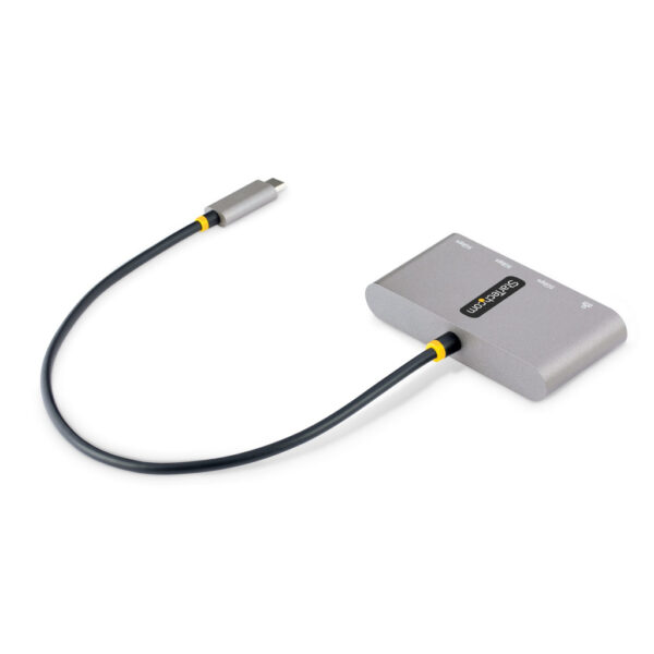 StarTech.com 3-Port USB-C Hub met Ethernet, 3x USB-A, Gigabit Ethernet, USB 3.0 5Gbps, Bus-Powered Laptop USB hub, 30cm USB Type - Afbeelding 2