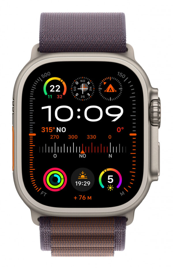 Apple Watch Ultra 2 OLED 49 mm Digitaal 410 x 502 Pixels Touchscreen 4G Titanium GPS - Afbeelding 6
