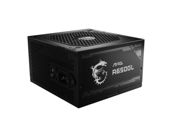 MSI MAG A650GL power supply unit 650 W 20+4 pin ATX ATX Zwart - Afbeelding 3