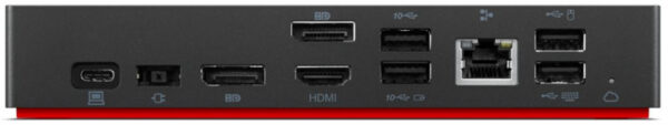 Lenovo ThinkPad Universal USB-C Smart Dock Bedraad USB 3.2 Gen 2 (3.1 Gen 2) Type-C Zwart - Afbeelding 4
