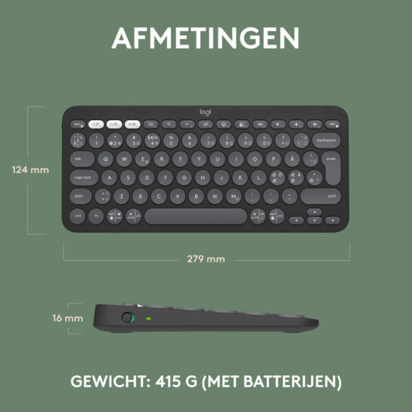 Logitech Pebble Keys 2 K380s - Afbeelding 9