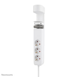 Neomounts DS22-840WH6 Bureaucontactdoos met klem en USB-C en USB-A poorten - snelladen