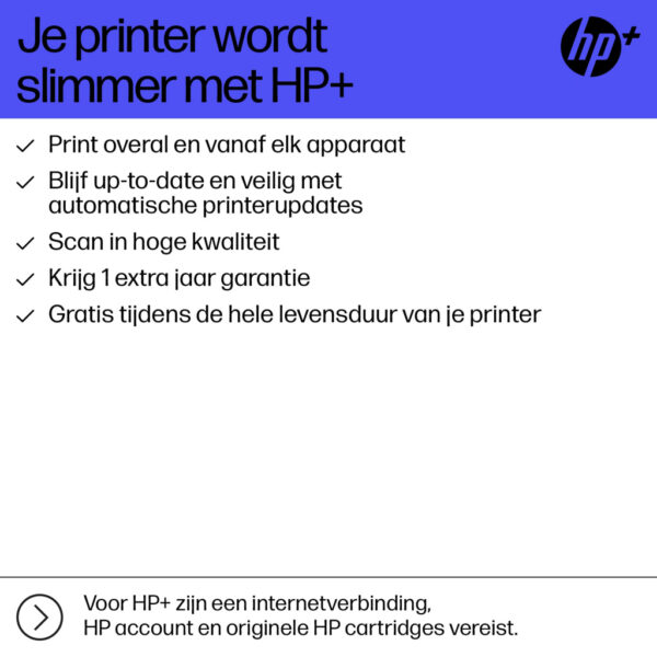 HP OfficeJet Pro 8124e Draadloos All-in-One Kleur Printer, Instant Ink; Dubbelzijdig printen - Afbeelding 4