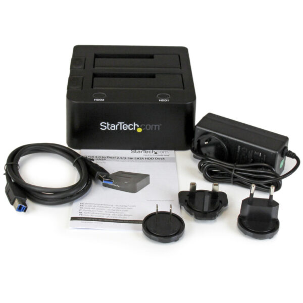 StarTech.com USB 3.0 dubbel harddisk docking station met UASP voor 2,5/3,5 inch SSD / HDD SATA 6 Gbps - Afbeelding 8