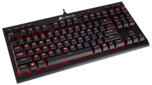Corsair K63 toetsenbord Gamen USB AZERTY Belgisch Zwart