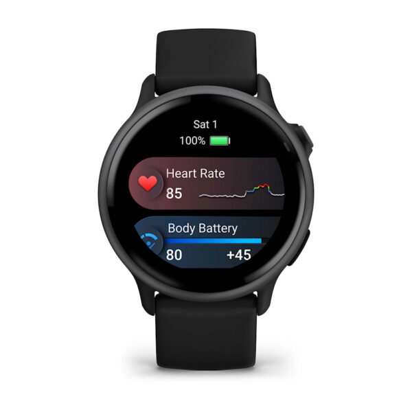 Garmin vívoactive 6 3,05 cm (1.2") AMOLED 42 mm Digitaal 390 x 390 Pixels Touchscreen Zwart Wifi GPS - Afbeelding 6