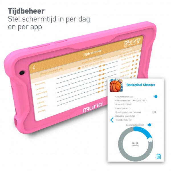 Kurio Tab Premium 32 GB Wifi Roze - Afbeelding 14