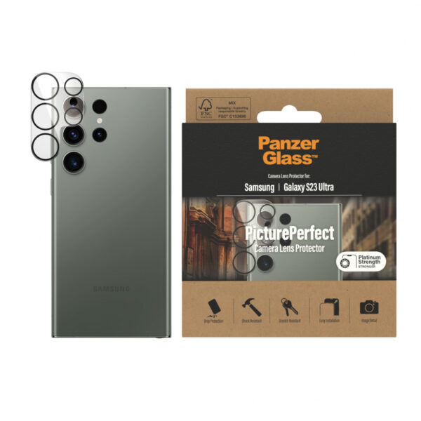 Panzerglass Gehard Glas Camera Protector Samsung Galaxy S23 Ultra - Afbeelding 2