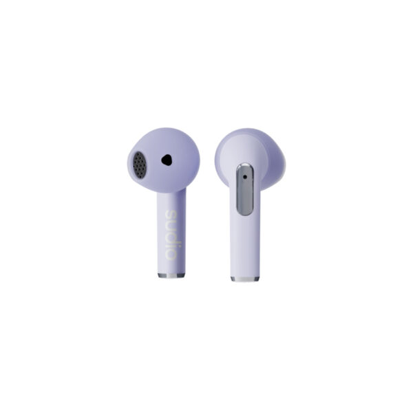 Sudio N2 Purple Headset True Wireless Stereo (TWS) In-ear Oproepen/muziek USB Type-C Bluetooth Paars