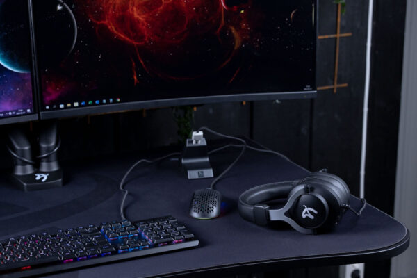 Arozzi Arena Gaming Desk Zwart, Grijs - Afbeelding 5