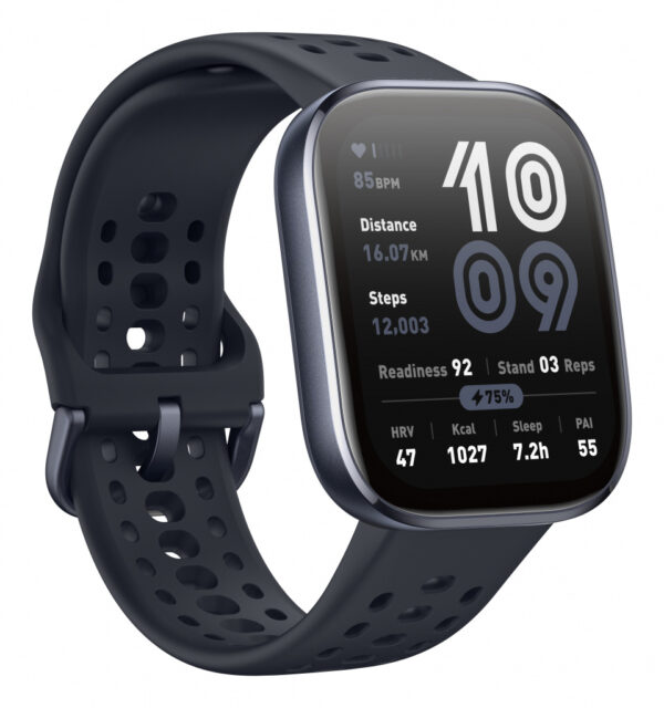 Amazfit Bip 6 Black 5 cm (1.97") AMOLED Digitaal 390 x 450 Pixels Touchscreen Zwart GPS - Afbeelding 2