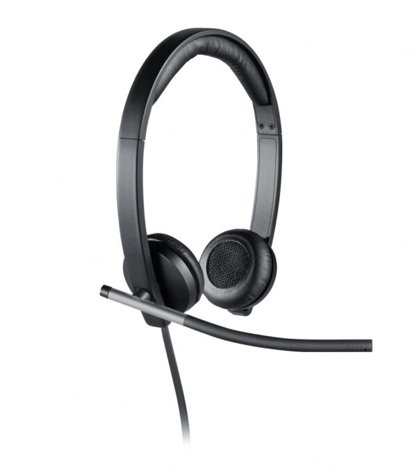 Logitech 981-000519 hoofdtelefoon/headset Bedraad Hoofdband Kantoor/callcenter USB Type-A Zwart, Zilver - Afbeelding 5