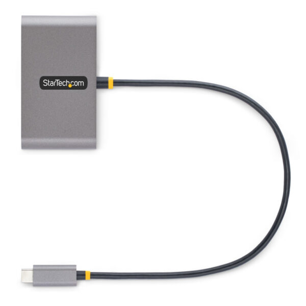 StarTech.com 4-Port USB-C Hub met 100W Power Delivery Pass-Through, 2x USB-A + 2x USB-C, 5Gbps, 30cm Kabel, Compacte Laptop/Desk - Afbeelding 4
