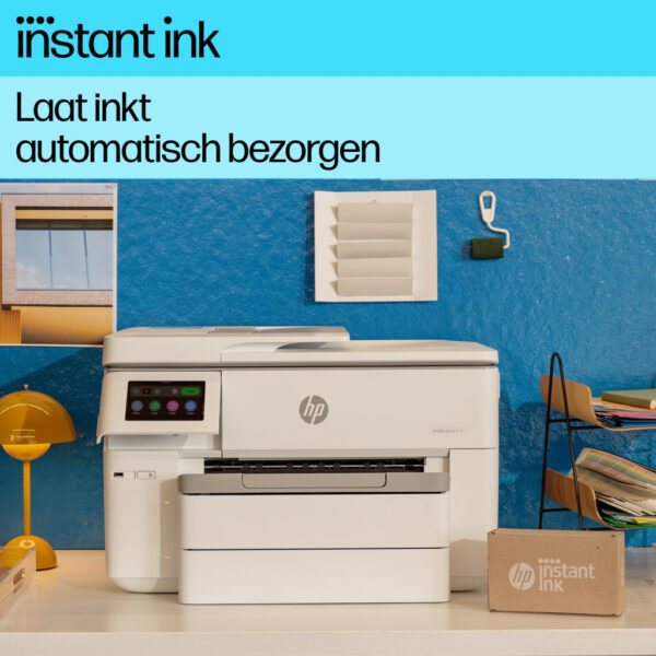 HP OfficeJet Pro 9730e Draadloos All-in-One Kleur Printer, Instant Ink; Dubbelzijdig printen - Afbeelding 4