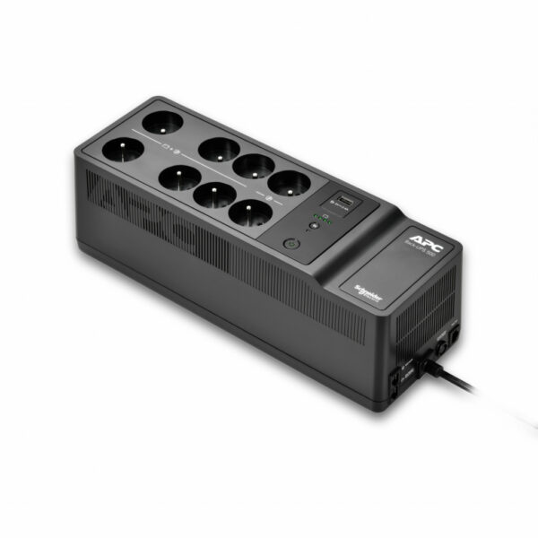 APC Back-UPS BE500G2-FR - Noodstroomvoeding 8x penaarde(België), 500VA, 1 USB oplader, 1 USB datapoort - Afbeelding 4