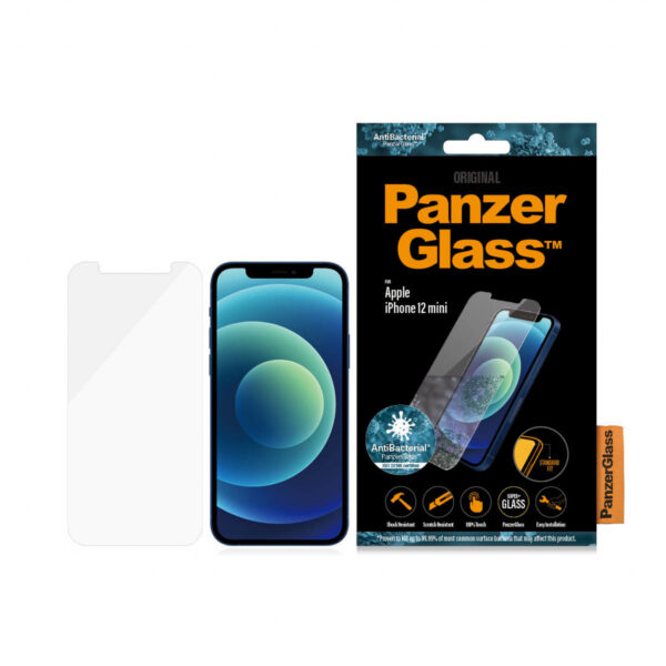 PanzerGlass ® Screen Protector iPhone 12 Mini | Standard Fit Doorzichtige schermbeschermer Apple 1 stuk(s) - Afbeelding 3