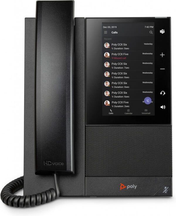 HP Poly CCX 505 Business Media Phone for Microsoft Teams and PoE-enabled IP telefoon - Afbeelding 7