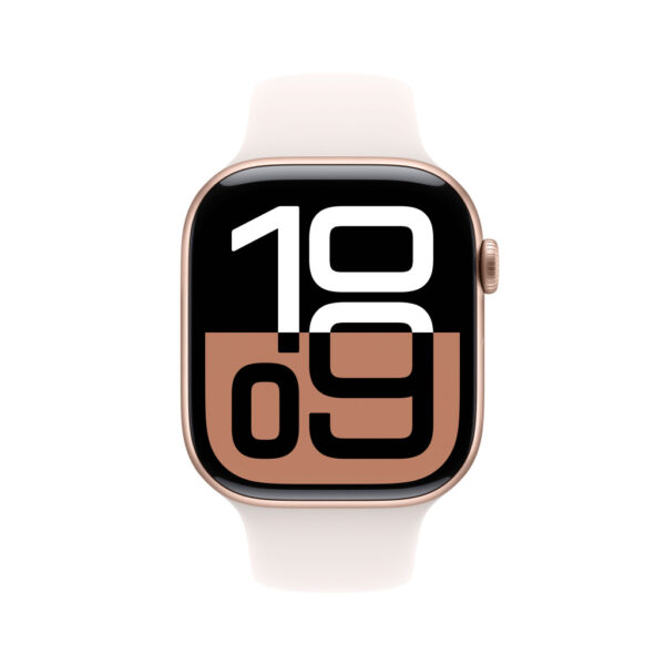 Apple Watch Series 10 OLED 46 mm Digitaal 416 x 496 Pixels Touchscreen Roségoud Wifi GPS - Afbeelding 2