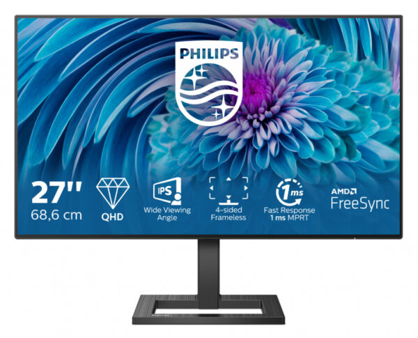 Philips E Line 275E2FAE/00 computer monitor 68,6 cm (27") 2560 x 1440 Pixels Quad HD LED Zwart - Afbeelding 5