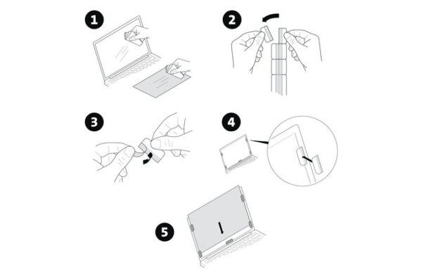 Kensington Privacy filter - 2-weg verwijderbaar voor Surface Laptop 15" - Afbeelding 6