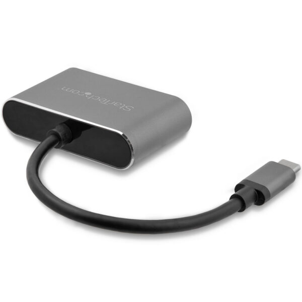 StarTech.com USB-C naar VGA en HDMI adapter 2-in-1 4K 30Hz space grijs - Afbeelding 2
