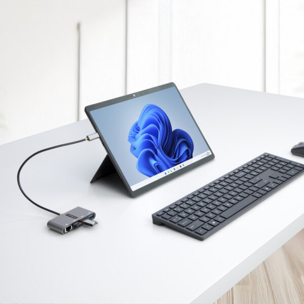 StarTech.com 3-Port USB-C Hub met Ethernet, 3x USB-A, Gigabit Ethernet, USB 3.0 5Gbps, Bus-Powered Laptop USB hub, 30cm USB Type - Afbeelding 8