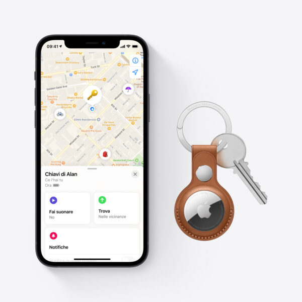Apple AirTag Item Finder Zilver, Wit - Afbeelding 5