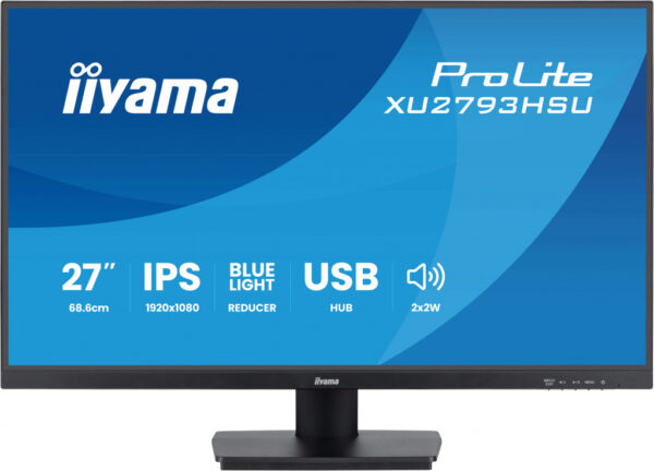 iiyama ProLite XU2793HSU-B7 computer monitor 68,6 cm (27") 1080 x 1920 Pixels Full HD LED Zwart