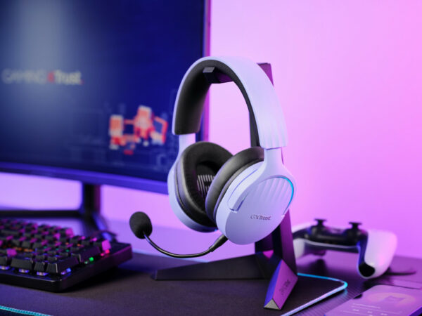 Trust GXT 491P FAYZO Headset Bedraad en draadloos Hoofdband Gamen USB Type-A Bluetooth Zwart, Paars - Afbeelding 12
